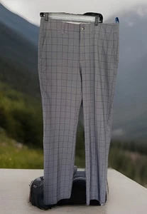 NWT Callaway Golf Pants Men’s Size 34x34 Stretch Lightweight Gray Black. - Picture 1 of 14