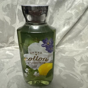 BATH & BODY WORKS Sheer Cotton & Lemonade Shower Gel - 10 oz - Picture 1 of 3