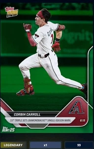 99cc CARROLL CORBIN ➡️DIGITAL⬅️ TOPPS BUNT... 2025 TOPPS NOW... DIAMONDBACKS - Picture 1 of 1