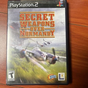 Secret Weapons Over Normandy, Videogioco Playstation 2 PS2, CIB, - Foto 1 di 5