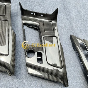 For C7 Corvette 2014-2019 Real Carbon Fiber Interior Center Console Replacement - Picture 1 of 2