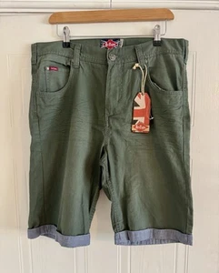 BNWT Lee Cooper Men’s Khaki Long Denim Jeans Size Large RRP £34.99 - Picture 1 of 5