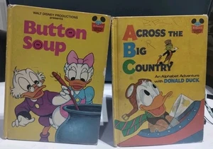 Maravilloso Mundo de la Lectura Disney Vintage Bk Lote Botón Sopa En Todo el Gran País - Imagen 1 de 10