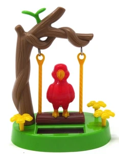 New Solar-Powered Swinging Parrot ~ Free Shipping - Picture 1 of 1