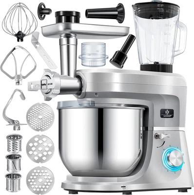 ® Robot Da Cucina Universale 3 in 1 K-KM 3000 Con Tritacarne Impastatrice Multif - Immagine 1 di 4