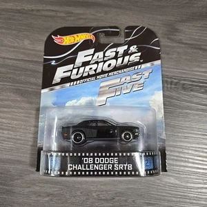2014 Hot Wheels Retro Entertainment Fast & Furious ‘08 Dodge Challenger SRT8 - Picture 1 of 7