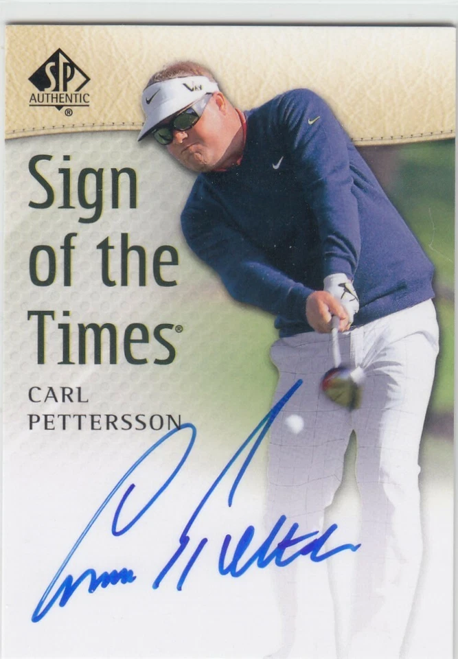 Carl Pettersson SP 2013 auténtico golf Sign of the Times automático - CP Foto 1 de 1