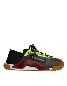 Dolce&Gabbana NS1 Hombres Multicolor Tenis Nylon Parte Superior Baja Entrenador Zapatos Talla EU 40 - Imagen 1 de 8