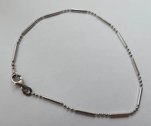 QUINN Armband schlicht zart 925 Silber rhodiniert Vintage 90er bracelet silver - Bild 1 von 4