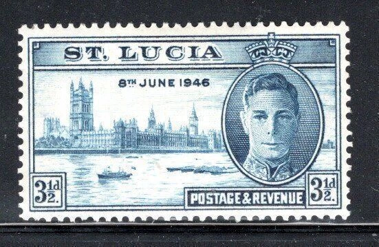 LOTE DE SELLOS BRITÁNICOS DE SAN LUCIA COMO NUEVOS CON BISAGRAS 704U Foto 1 de 1