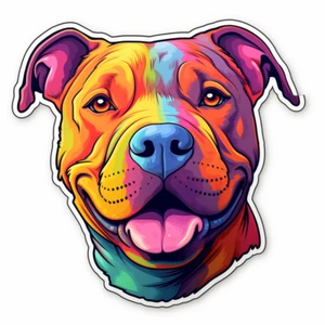 Autoaufkleber Sticker Pit Bull Terrier Aufkleber - Picture 1 of 1