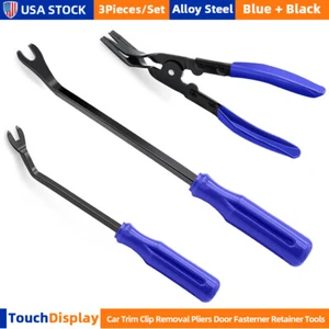Auto Trim Removal Tool Kit Pry Car Door Panel Dash Fastener Puller Repair Tools - Picture 1 of 6