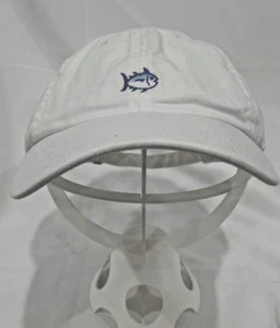 🐟 Southern Tide White Skipjack Hat Cap One Size Adjustable Strap - Picture 1 of 17