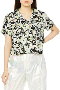 Damen Volcom Cant Be Tamed gemustertes Shirt XS - Bild 1 von 4