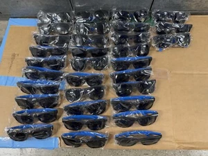Sunglasses Lot Of 33 Pair Y2K Fashion Eyewear Black & Blue UV400 - Picture 1 of 7