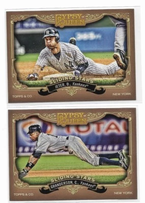 2012 Gypsy Queen SLIDING STARS Pick-A-Insert Jeter Pedroia Kemp Braun Gordon +++ - Image 1 of 4