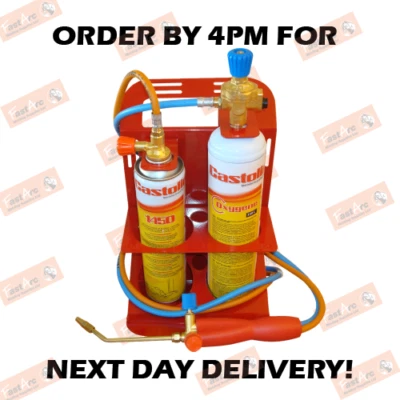 HD CASTOLIN EUTECTIC BRAZING-GAS/LEAD WELDING-PLUMBING-ROOFING KIT C/W GAUGE