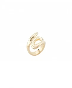 AUTHENTIC UNOde50 TANGLED RING ANIO695ORO00018 GOLD US SIZE 8.5 - Picture 1 of 1