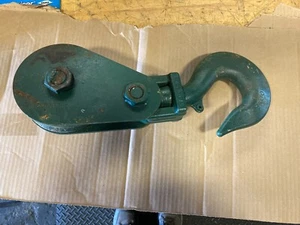 Snatch Block Skookum 6 inch Sheave 12 ton Rated 9/16" Wire Rope, Model 62 Unused - Picture 1 of 6