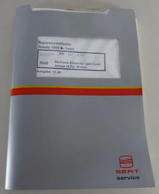 Workshop Manual Seat Toledo Leon Ignition System 4-Zylinder Ape / Axp / Ahw 1999 - Image 1 of 3