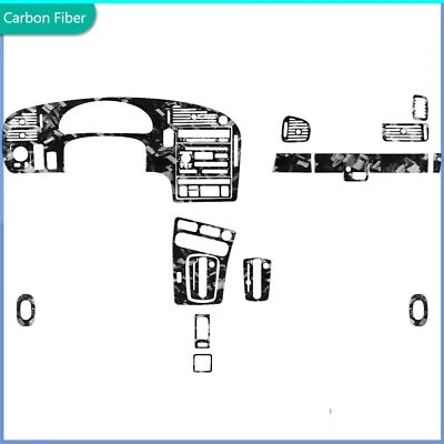 Kits de molduras de actualización interior completo de fibra de carbono forjada de 20 piezas para Saab 9-5 1999-05 Foto 1 de 4