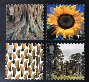 GB 2000 MNH TREE AND LEAF Mint Stamp Set with FREE UK P&P - Picture 1 of 1