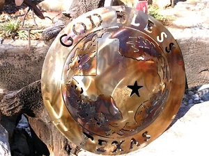 Letrero de plasma rústico de Texas, Dios los bendiga Texas - Imagen 1 de 7