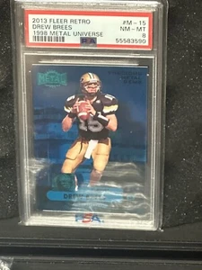 2013 fleer retro Drew Brees Pmg /50 Psa 8 - Picture 1 of 2