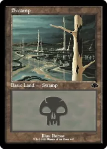 Swamp (407) x1 1x FOIL Retro Dominaria Remastered NM MTG - Bild 1 von 1