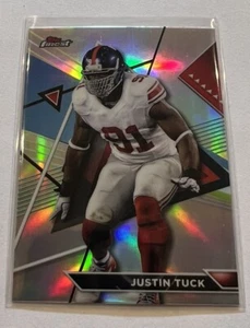2023 Topps Composite Football Justin Tuck #223 Topps Finest Refractor Giants - Picture 1 of 5