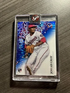 JOSIAH GRAY - #215 2022 Topps PRISTINE - BLUE ENCASED PARALLEL /75 ROOKIE RC B1 - Picture 1 of 2