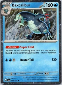 Pokemon Baxcalibur 060/193 Promo Scarlet & Violet: Paldea Evolved Free Shipping! - Picture 1 of 1