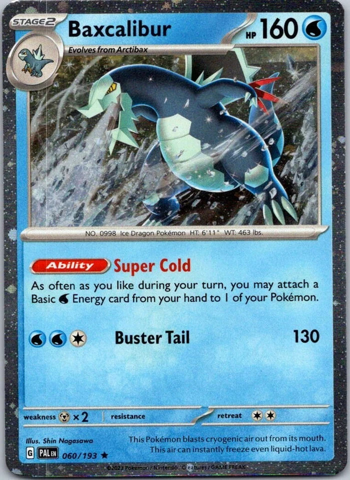 Pokemon Baxcalibur 060/193 Promo Scarlet & Violet: Paldea Evolved Free Shipping! - Image 1 of 1