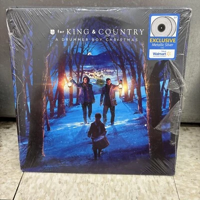 For King & Country - A Drummer Boy Christmas Metallic Silver Vinyl 2 LP NEW — 第 1/4 张图片