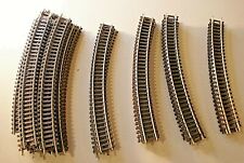 Ho Scale Model Rr Track Silver Curve Lot of 39 Good cond.(see description below)