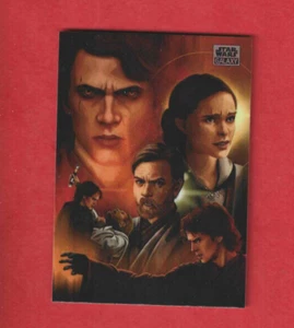 2024 Topps Star Wars Chrome Galaxy Insert Power of the Darkside carte PD-9 - Picture 1 of 2
