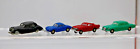 Lot Of 4 Vintage Mini Toy Cars Collectibles Rare Jaguar Karmann Volvo Studebaker