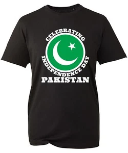 Maglietta Celebrazione Giorno dell'Indipendenza Pakistan 14 agosto Bandiera Pakistan Love Top - Foto 1 di 3