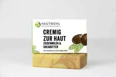 Hautwohl Seife 🧼 | Cremig Zur Haut | Ziegenmilch 🥛| Sheabutter 🧴 - Bild 1 von 3