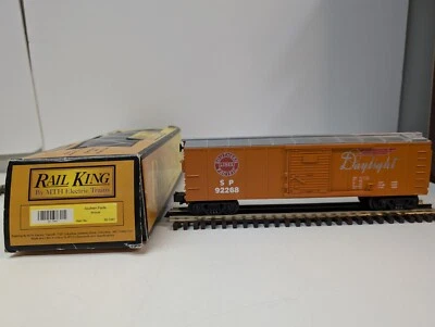 MTH 30-7441 SOUTHERN PACIFIC BOXCAR, DAYLIGHT STREAMLINER AD in box - Image 1 of 4