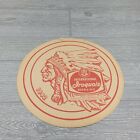 Vintage ORIGINAL IROQUOIS BEER CARDBOARD ADVERTISEMENT 11" ROUND DOUBLE SIDED