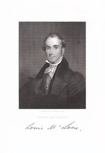 LOUIS McLANE 1786-1857 Senator for Delaware - Antique Portrait - Picture 1 of 1