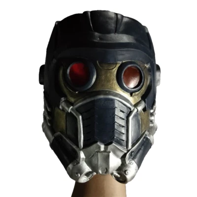 Star Lord Helmet Mask Peter Quill Cosplay Costume with Light Props for Adult - Image 1 of 4