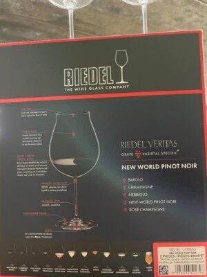 Riedel Vinum Wine Glass, Set of 2, New World Pinot Noir