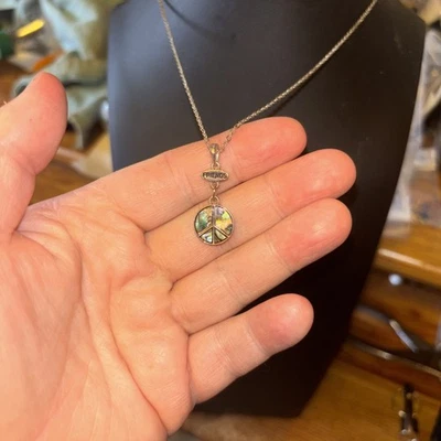 collar de paz concha de abulón Foto 1 de 4