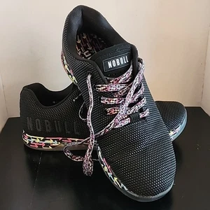 NOBULL Men 8 Women 9.5 Outwork Wild Black Limited Colorway NWOB Sneakers SEE! - Picture 1 of 11