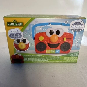 Just Play Sesame Street Elmo Take Along Mini Boombox, Kids Toys for Ages 2 Up - Picture 1 of 1