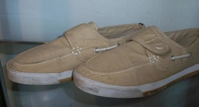 Zapatos para cubierta de barco Nautica para hombre talla 9,5 lona tostada Foto 1 de 4