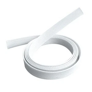 Brateck Braided Cable Sock 30mm/1.2" Width Material Polyester 1000x30mm -- White - Picture 1 of 1