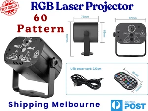 60 Pattern Mini LED Stage Lighting RGB Laser Projector Disco Party Club DJ Light - Picture 1 of 10